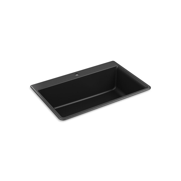 33 X 22 X 10-1/8 Neoroc Top-Mount/Undermount Single-Bowl Kitchen Sink